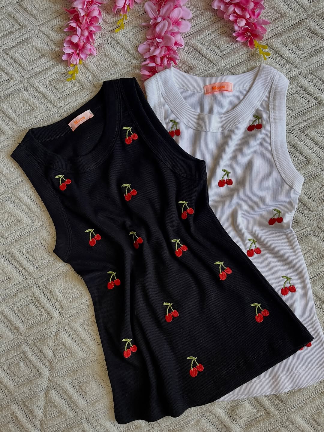 تاپ دخترانه ی گیلاسی جنس کبریتی